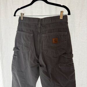 Carhartt Gray Loose Original Fit Jeans Tag Detail